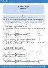 Đề thi học kì 1 Hóa 12 - Đề số 10